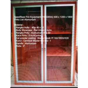 Lemari Safety Fire Deka (List Alumunium)
